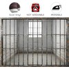 Prison Jail Bars Backdrop, Murder Crime Theme Party Police Mugshot