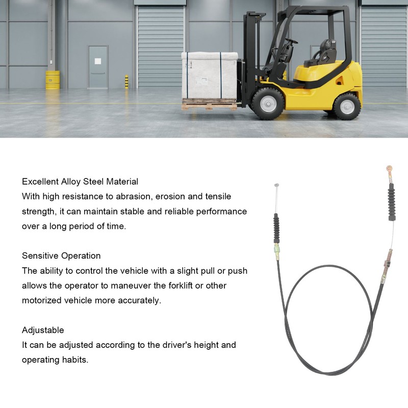Throttle Motor Cable Alloy Steel Adjustable Manual Throttle Motor Cable