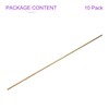 DMiotech 10 Pack 2.5mm x 300mm Brass Rods Solid Round