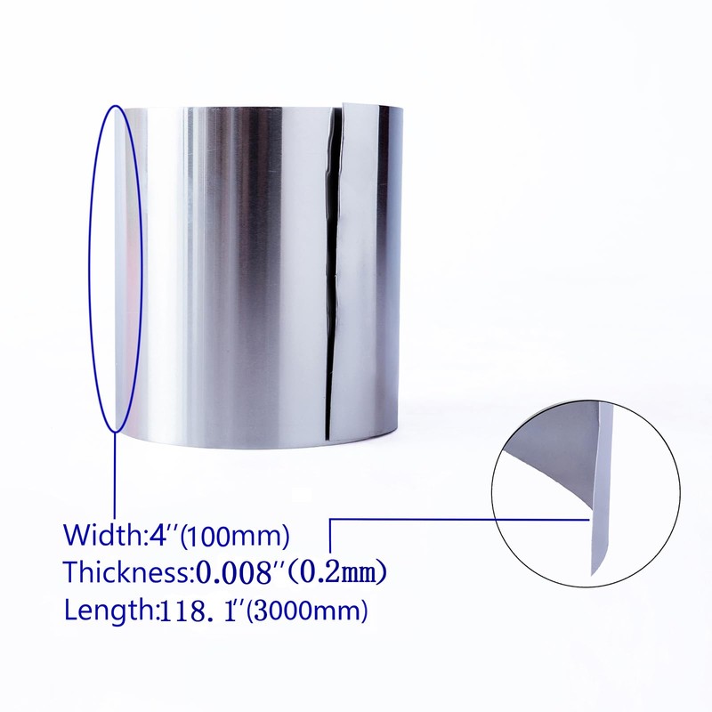 Metal Steel Sheet (0.2 mm x 100 mm x 3