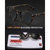 CARFIA Gafas de sol de acetato polarizadas para hombre Retro