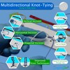 Knot Tying Practice Kit Pocket-Size Rehearse Hand Instrument & Depth