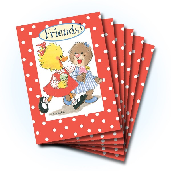 Suzy's Zoo Friendship Greeting Card 6-Pack 10238