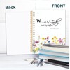 KRHFG Floral Christian Spiral Notebook, 2 Corinthians 5:7 Bible Verse