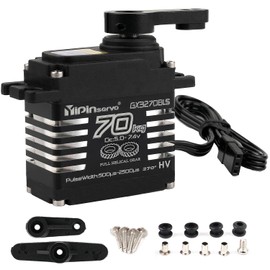 Stemedu 70KG Brushless Motor Servo with Metal Gear, IP68 Waterproof, High Torque & Speed (6-8.4V) for RC Cars, Trucks, Boats – 270° Rotation