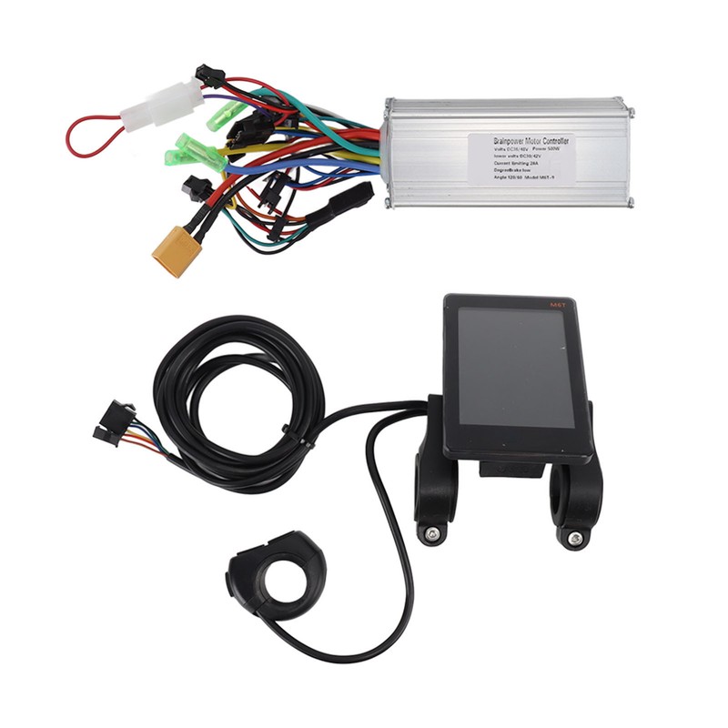 Electric Bike Brushless Controller M6T LCD Display 36/48V 500W ABS