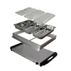 MegaChef Stainless Steel Housing Easy Clean Buffet Server & Food