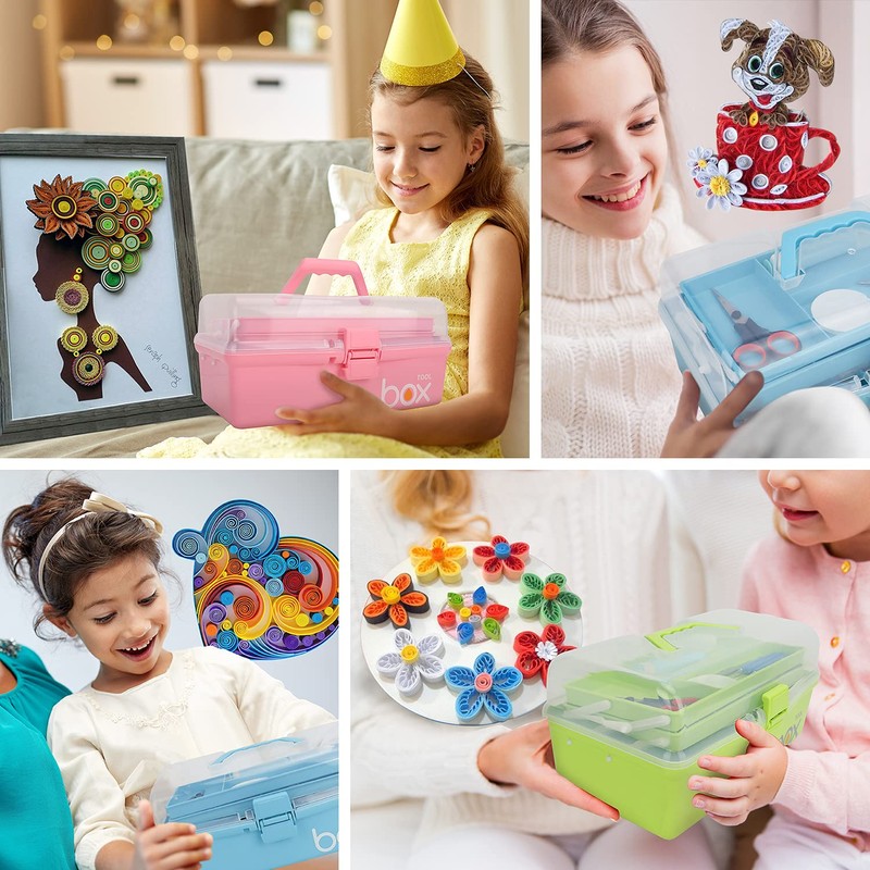 JoyPlus Quilling Kits for Beginners with Manual, 24 Tools &