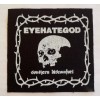 Punk Rock Eye Hate God Cloth Patch Sew On Badge