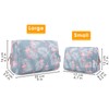 Large Makeup Bag Zipper Pouch Travel Cosmetic Organizer for Women