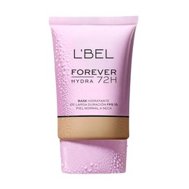L'BEL - Forever Hydra Base de Maquillaje 72H Latte 180F 27ml, Fórmula Avanzada, Base Hidratante, Larga Duración y Protección FPS 15, para Piel de Normal a Seca, Base Maquillaje Alta Cobertura