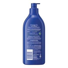 NIVEA Body Crema Corporal Humectante Body Milk Nutritiva 625ml. 72 horas de Humectación Profunda con Ácido Hialurónico Puro y Aceite de Almendras, rec