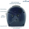 Atrium A451-5 Analogue Quartz Alarm Clock without Ticking with Automatic