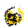 Yellow and Black Plastic Chain Barrier 3 Meter Length, 8mm