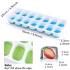 Ice Cube Trays for Freezer, Furnsii 4 Pack Stackable Ice