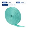 sourcing map Lightweight Polypropylene Webbing Strap 1" 10 Yards Water