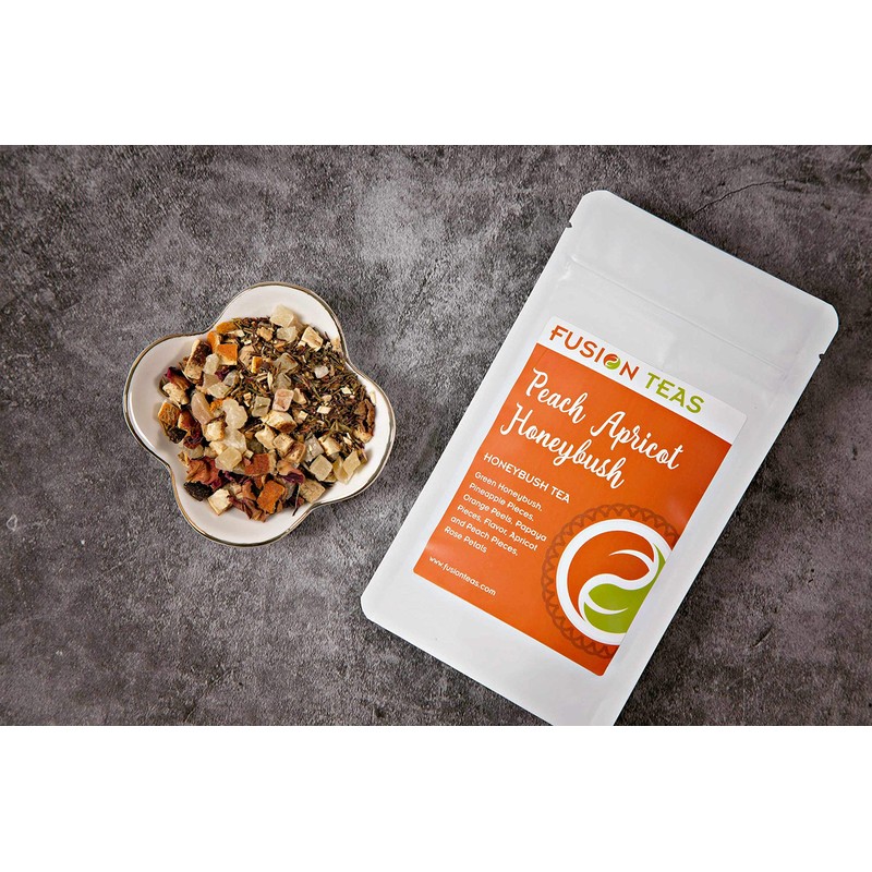 Peach Apricot - Loose Leaf Honeybush Herbal Tea - Fusion