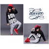 LOLANTA Kids Dance Costume Boys Girls Sequins Hip Hop Clothes