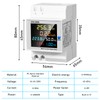 Electricity Meter, DIN Rail, LCD Digital Energy Meter, AC40-300 V,