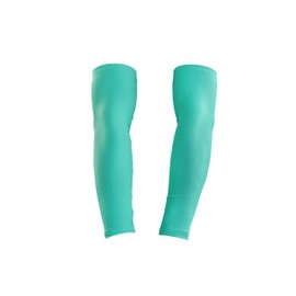 Thorium Green Gardening Heavy Duty Arm Sleeve Protectors Prevents Skin Irritation Scrapes UV Protection Lycra Comes Complete with Gloves & Storage Bag