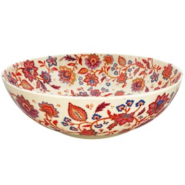 Les Jardins de la Comtesse - Salad Bowl Melamine with Flowers Diameter 31 cm - Jaipur Collection