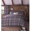 Catherine Lansfield Kelso Check Reversible Single Duvet Cover Set with