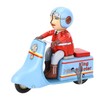 Clockwork Scooter Motorcycle Retro Decorative Metal Wind Up Motorcycle Mechanical