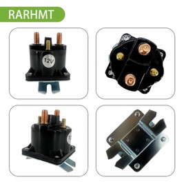 RARHMT Dump Trailer Solenoid 12V 4 Terminal 100AMP Intermittent Duty Relay – Replaces SAZ4201GJ, 391-2-C, 07522, 070009, KTI Unit, Monarch Bucher (Fits Hydraulic Dump Trailers)