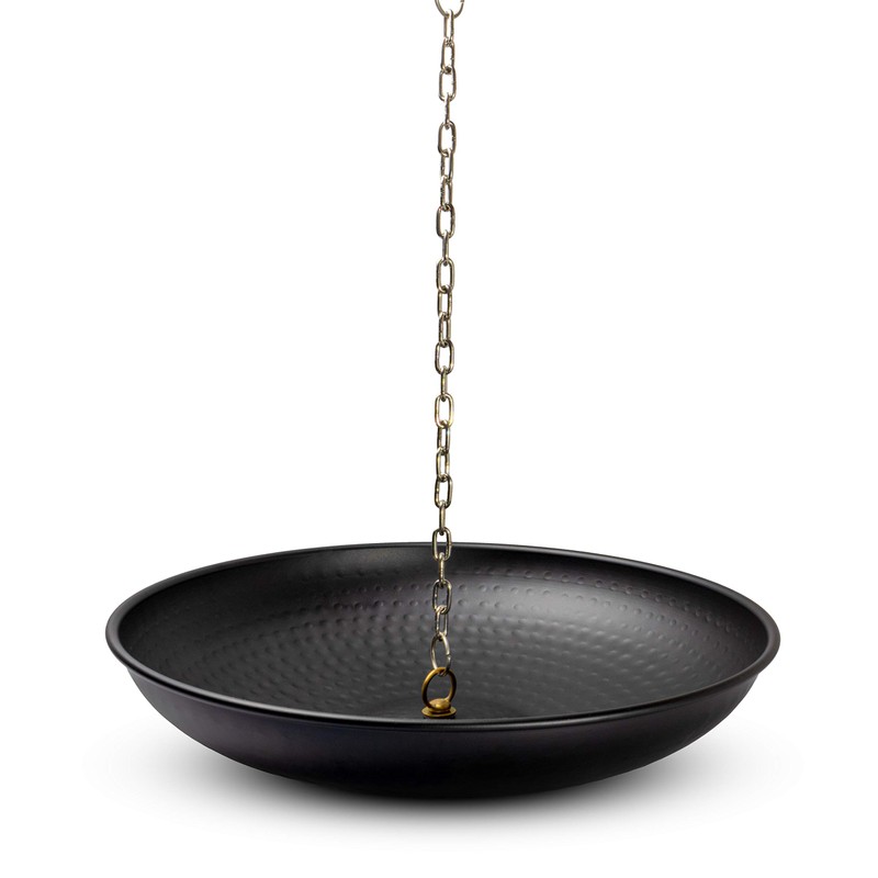 Monarch Rain Chains 15 inch Basin Hand Hammered Rain Chain