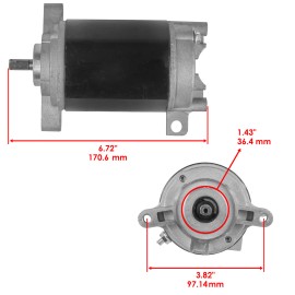 Caltric Starter for Johnson Outboard 115El 115Gl 115Pl 115Px 115Sl 115 115Hp 1998-2006