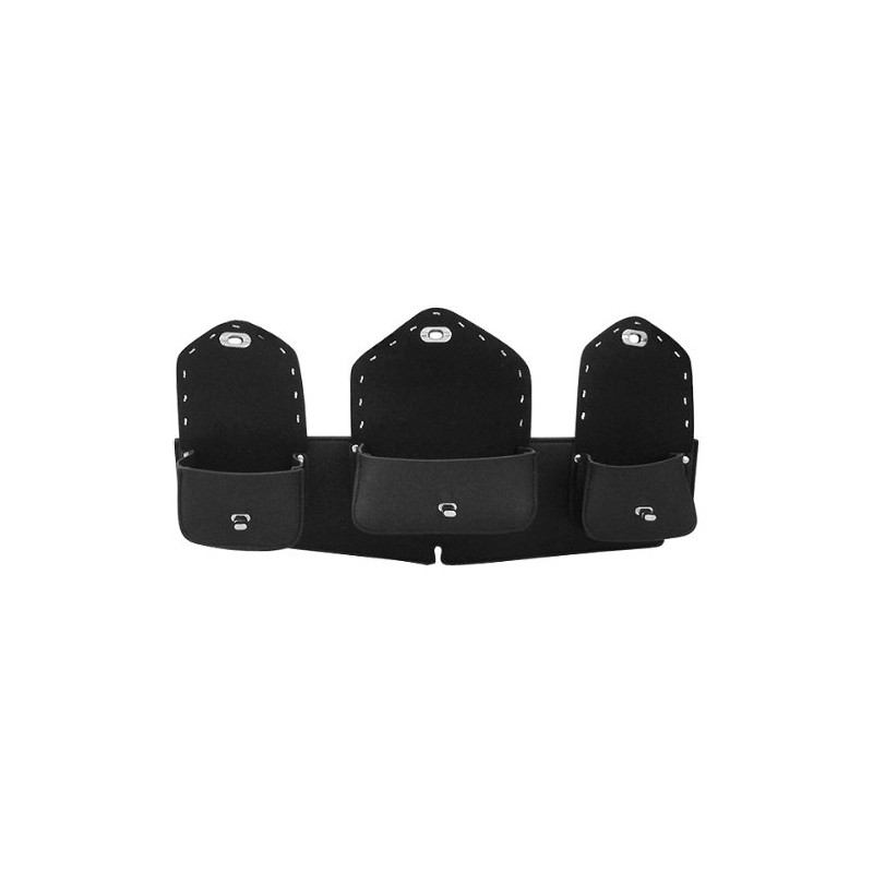 Three Pocket PVC Windshield Bag with Studs WS21