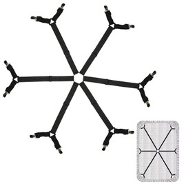 Bed Sheet Tensioners, Adjustable Fitted Sheet Holder, Fitted Sheet Tensioner for Bed Sheets, Sheet Tensioners, Bed Sheet Clips, Bed Sheet Tensioner with Clip, Bed Sheet Holder for Mattresses of All