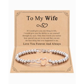 Shonyin Wife Christmas Gift Ideas, Gifts for Wife Gifts from Husband Christmas Valentines Day Birthday Mothers Day Gift Ideas for Wife Bracelet from Husband Stocking Stuffers for Women Adults 2024
