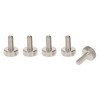 PrecisionGeek - Aluminium M5 x 10mm Flat Knurled Thumb Screws