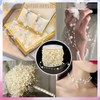 Fbshicung 3 Rolls Pearls String Beads Decoration Pearl Garland for