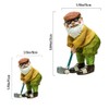 Dwarf Old Man Resin Figurines Decoration Modern Home Accessories Ornaments