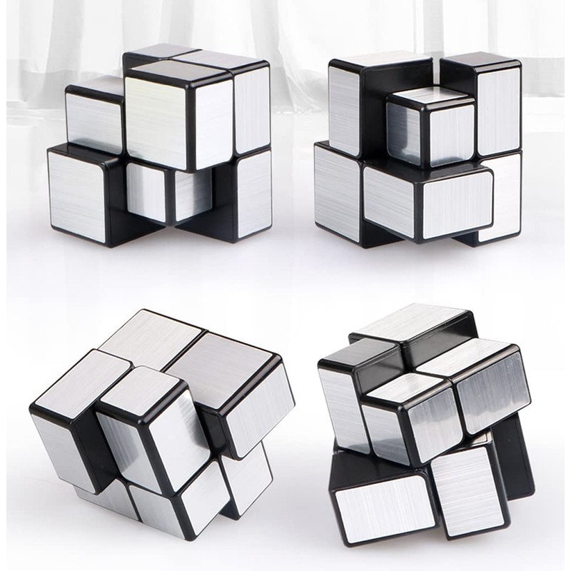 Mirror Cube 2x2x2 Speed Cube 2x2 Magic Cube Puzzle for