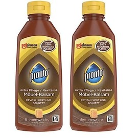 Pronto M√∂bel Balsam Bienenwachs, M√∂bel-Wachs, 2er Pack (1 x 200 ml)