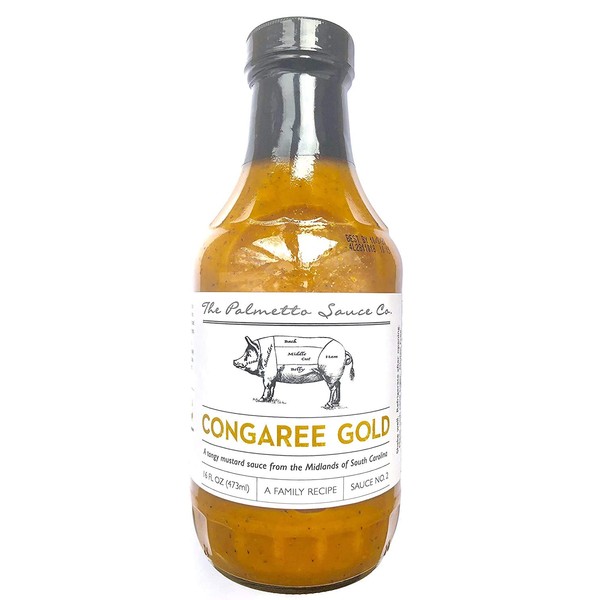 The Palmetto Sauce Company Congaree Gold Mustard Barbecue Sauce (16 oz)