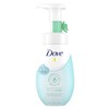 Dove Sensitive Mild Creamy Foaming Facial Cleanser, Additive-free, Sensitive Skin