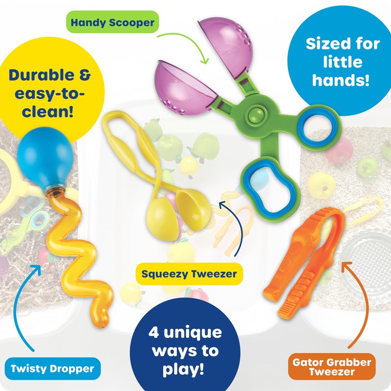 Learning Resources Helping Hands Fine Motor Tool Set Toy -