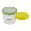RSVP International Kitchen Collection Multi-Function Zester/Grater, Airtight and Leak Proof