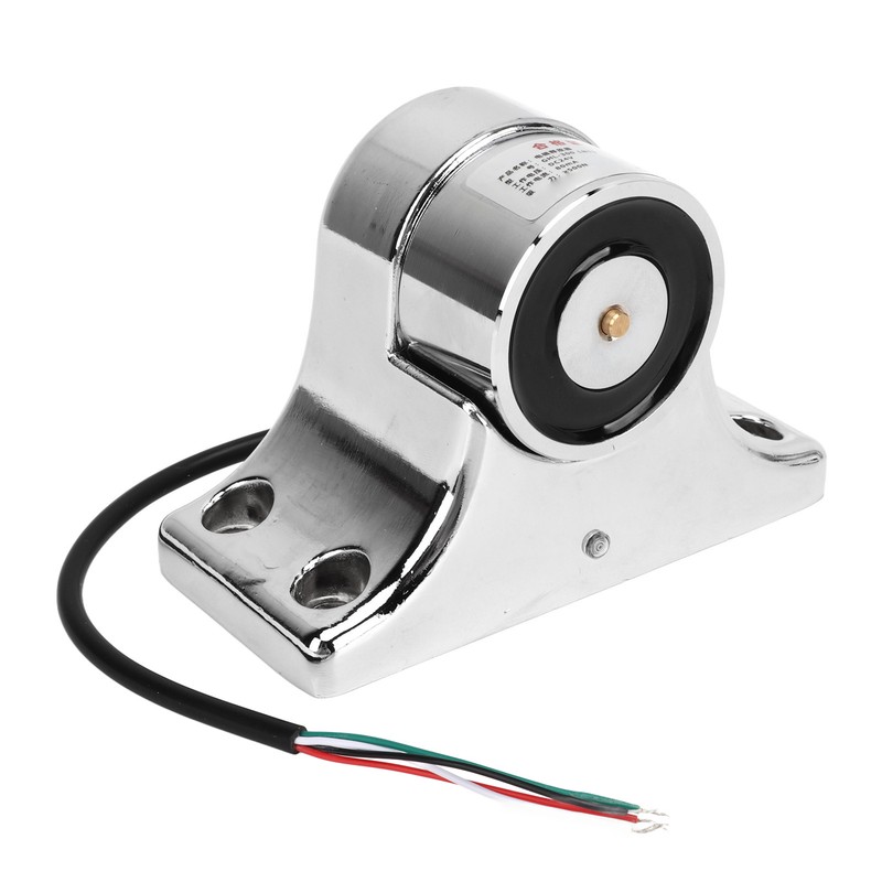 Electromagnetic Door Holder Zinc Alloy Silver 55kg Suction Fire Door