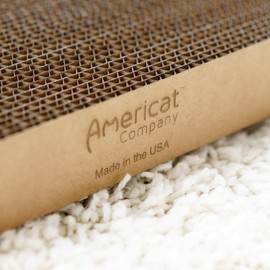 Americat Company Cat Scratcher and Lounger – Made in The USA – XL, Reversible, Heavy, Designed to Last – Rectangular Shape