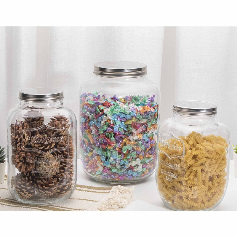 CATPOWER 2 Gallons X-Large Glass Jar With Mouth Canning Jar