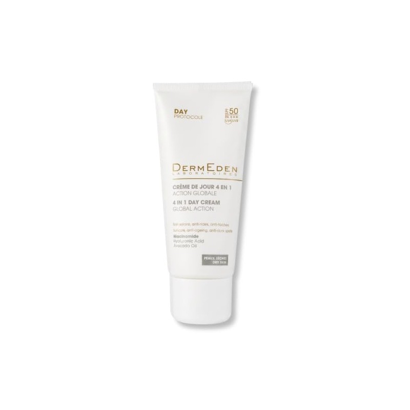 DERMEDEN Day Protocol Crema de día anti-envejecimiento SPF 50 para
