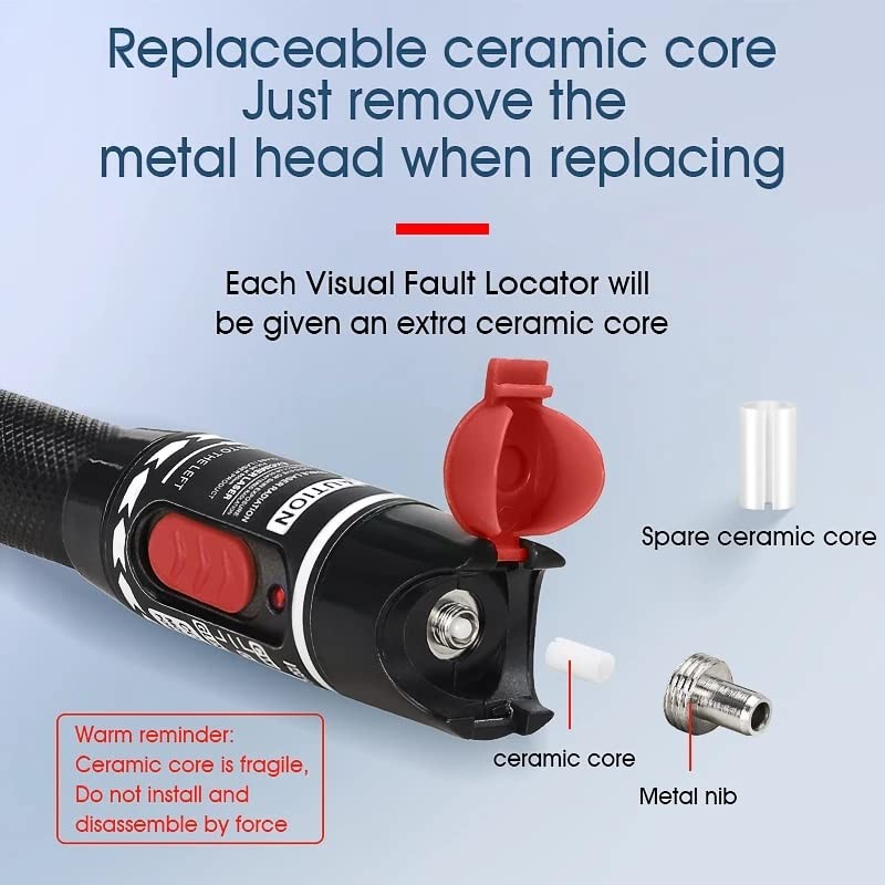 50 mW Visual Fault Locator Optical Cable Test Pen Tester