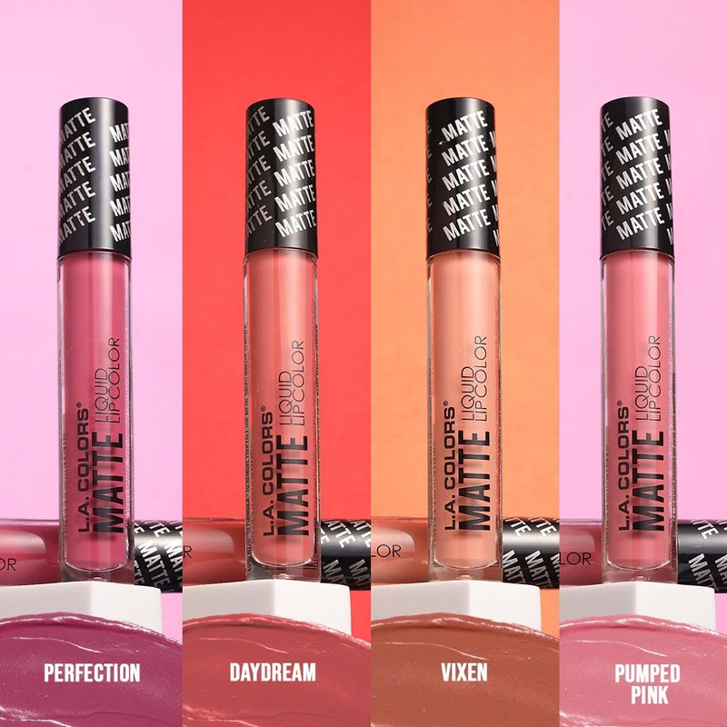 L.A. COLORS Matte Liquid Lip Color, Perfection CLG404