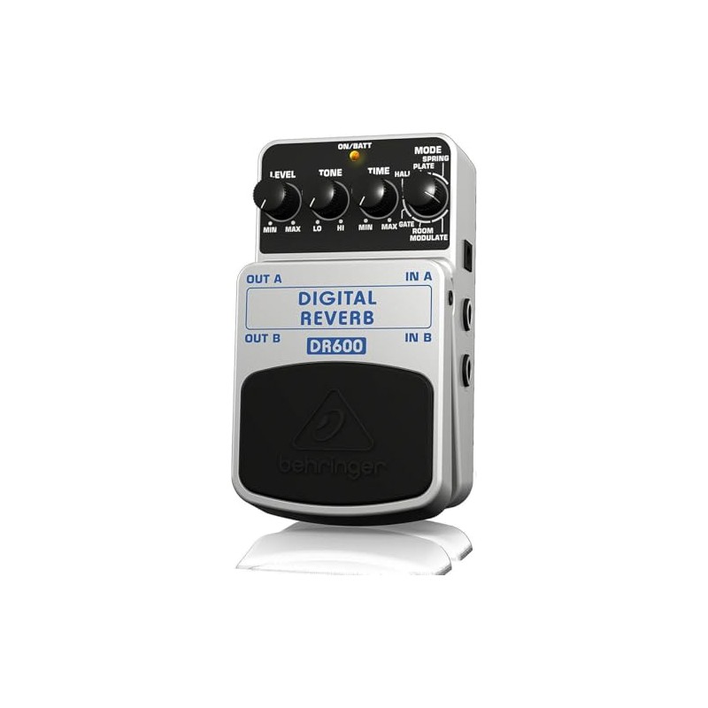 Behringer DIGITAL REVERB DR600 Digital Stereo Reverb Effects Pedal