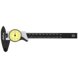 Wiha 41104 Inch Dial-Max Caliper With .001" Resolution to 6" Length
